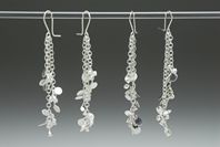 Fiona DeMarco Blossom dangling long earrings