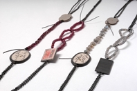 Necklaces with sections