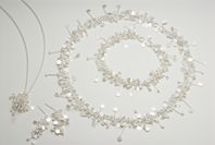 Fiona DeMarco Blossom wire earrings pendant necklace & bracelet