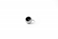 Hollow Pearl Ring