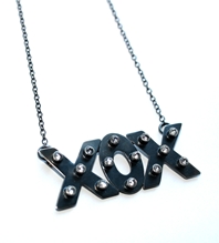 Noughts and Crosses Necklace