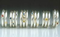 Rings. Silver, gold, precious & semi-precious stones. 2000