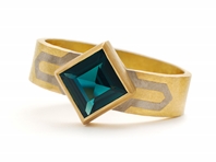 Gold and Tourmaline Ring