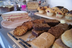 Cakes at Dovecot Cafe