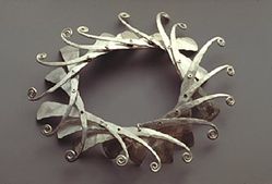 Bracelet, "tang silver". The piece is fully articulated.