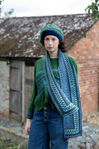 Cotswold Knit - Blockely Scarf, Aster