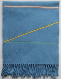 'Ribbon' collection, Angor wool scarves - Atlantic