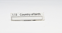 Country of Birth