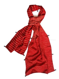 ekta kaul red scarf