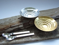'Against the grain series' Condiment dishes and spoons