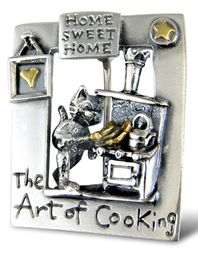 'The Art of Cooking' brooch