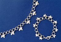 Geometric Garden necklace and bracelet.