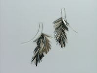 long stem petal earrings