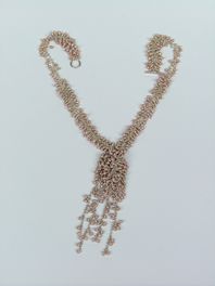 pink freshwater pearl necklace