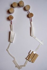 Road Map Neckpiece