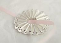 Fine silver ‘Lacey’ pendant & ribbons. 2002.