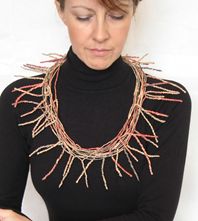 Red Twiggy neckpiece