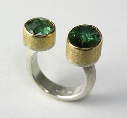 ring two tourmalines