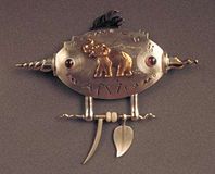 Brooch "Africa" 1997.
