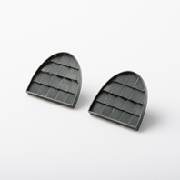 Arch roof earrings