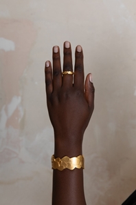 Kimana Bangle and Rings - gold