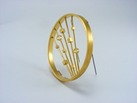 Catherine Rua Gold Brooch