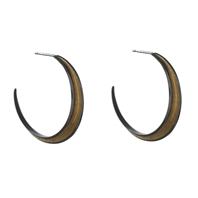 Angled Hoop Earrings