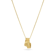 Double Loop Ribbon Necklace