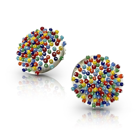 Jazzy Dome Earrings