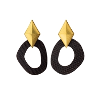 Wood rings Earrings