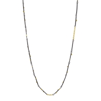 Necklace of Raw Gold Grain