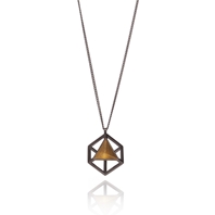 Pyramid Cube Pendant