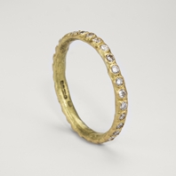 Beaded Eternity Band