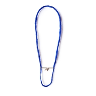 Sepiola blue necklace with 3 seeds