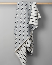 Steps Blanket Pearl Grey